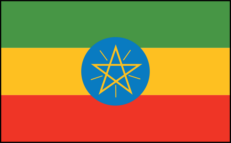 Image of Ethiopia flag