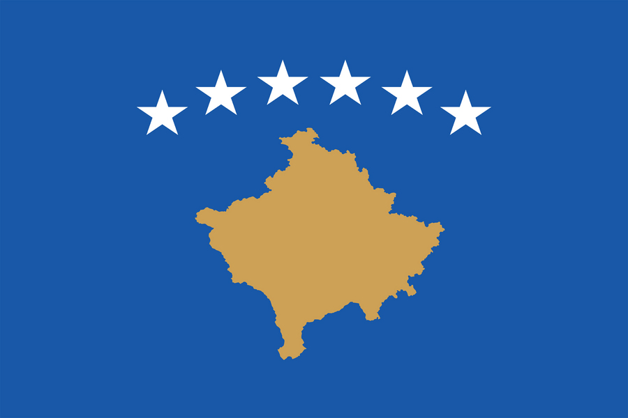 Image of Kosovo flag
