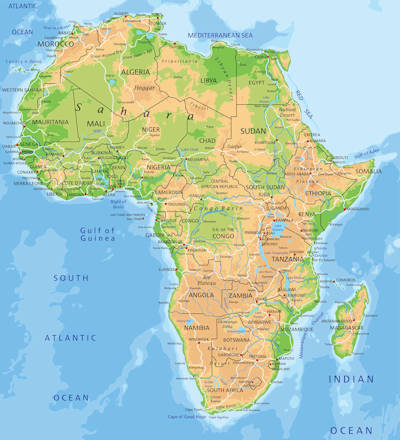 Map of Africa